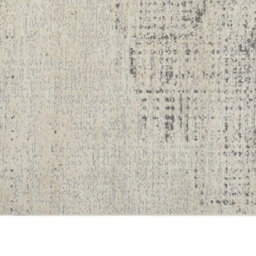 Ivory Beige Modern Easy To Clean Abstract Rug For Bedroom Dining Room And Living Room-69Cm X 221Cm (Runner) - thumbnail 3