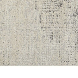 Ivory Beige Modern Easy To Clean Abstract Rug For Bedroom Dining Room And Living Room-69Cm X 221Cm (Runner) - thumbnail 7