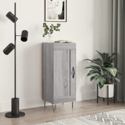 Berkfield Sideboard Grey Sonoma 34.5X34X90 Cm Engineered Wood - thumbnail 1