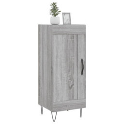 Berkfield Sideboard Grey Sonoma 34.5X34X90 Cm Engineered Wood - thumbnail 3