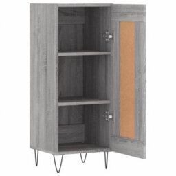Berkfield Sideboard Grey Sonoma 34.5X34X90 Cm Engineered Wood - thumbnail 6