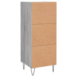 Berkfield Sideboard Grey Sonoma 34.5X34X90 Cm Engineered Wood - thumbnail 8