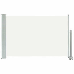 Walplus Patio Retractable Side Awning Garden Sun Shade Canopy Gazebo For Back Door, Porch, Patio 60X300 Cm Cream - thumbnail 2