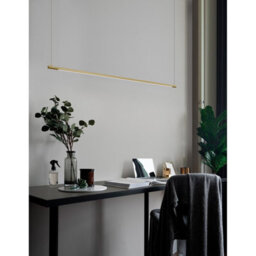 Luminosa Lighting Luminosa Elettra Bar Pendant Ceiling Light Brass Gold Aluminium Led 20W 1400Lm 3000K - thumbnail 3
