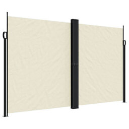 Walplus Retractable Side Awning Garden Sun Shade Canopy Gazebo For Back Door, Porch, Patio Cream 200X600 Cm - thumbnail 2