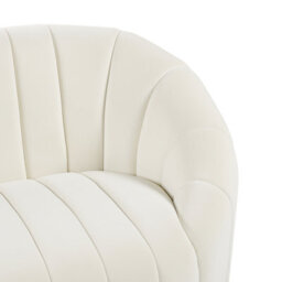 Beliani Sofa 2 Seater Malung Velvet Off-White - thumbnail 8