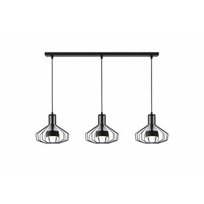 Luminosa Lighting Luminosa Axia Bar Pendant Ceiling Light Black 3X Gx53 - image 1
