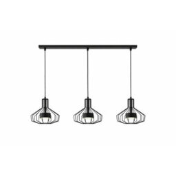 Luminosa Lighting Luminosa Axia Bar Pendant Ceiling Light Black 3X Gx53 - thumbnail 1
