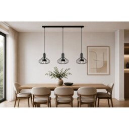 Luminosa Lighting Luminosa Axia Bar Pendant Ceiling Light Black 3X Gx53 - thumbnail 2