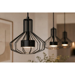 Luminosa Lighting Luminosa Axia Bar Pendant Ceiling Light Black 3X Gx53 - thumbnail 3