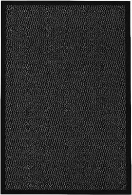 Kav Door Mat Dirt Trapper - Durable Indoor And Outdoor Non-Slip Rug - Super Absorbent- Home, Office(Black, 60Cm X 90Cm) - image 1
