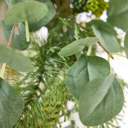 Dibor Traditional Giant Eucalyptus Hedgerow Front Door Autumn Wreath Winter Spring Wreath 50Cm - thumbnail 2