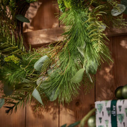 Dibor Traditional Giant Eucalyptus Hedgerow Front Door Autumn Wreath Winter Spring Wreath 50Cm - thumbnail 5