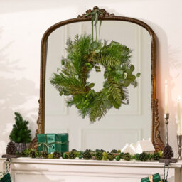 Dibor Traditional Giant Eucalyptus Hedgerow Front Door Autumn Wreath Winter Spring Wreath 50Cm - thumbnail 4