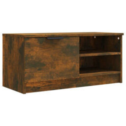 Berkfield Tv Cabinets 2 Pcs Smoked Oak 80X35X36.5 Cm Engineered Wood - thumbnail 6
