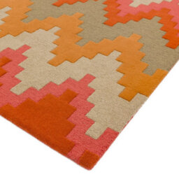 Funky Handmade Modern Wool Hand Made Abstract Easy To Clean Diningroom Bedroom And Living Room -120Cm X 170Cm - thumbnail 2