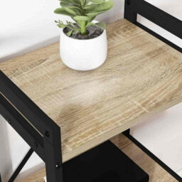 Berkfield Modern Bookcase Sonoma Oak 60 X 30 X 83 Cm Engineered Wood - thumbnail 4
