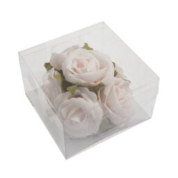 Groves Of Thames Rose Box - Flower: Rose Head: Polyfoam: Pack Of 6: Pink - Occasions -- Bulk - thumbnail 1
