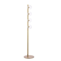 Pagazzi Lighting Pagazzi Ophelia 4-Light Warm Brass Floor Lamp - thumbnail 4