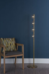 Pagazzi Lighting Pagazzi Ophelia 4-Light Warm Brass Floor Lamp - thumbnail 2