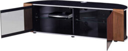 "Mda Designs Sirius 1600 Black With Beamthru Remote-Friendly Walnut Oak Interchangeable Trims For Flat Screen Tvs Up To 70""" - thumbnail 7