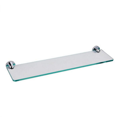 Plum&clay Ronda Bathroom Wall Mounted Glass Shelf (W)50Cm - image 1