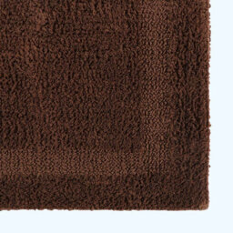 Homescapes Luxury Reversible Bath Mat Runner - Chocolate - thumbnail 2