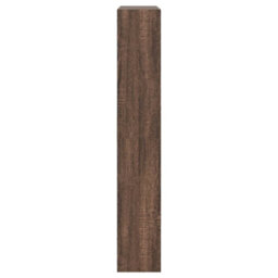 Berkfield Shoe Cabinet Brown Oak 80X21X125.5 Cm Engineered Wood - thumbnail 6