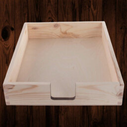 Woodeedoo Wooden A4 Paper Tray Document Holder Letter Rack Magazine Storage Stationery Sorter 23 X 31 X 6 Cm - thumbnail 7