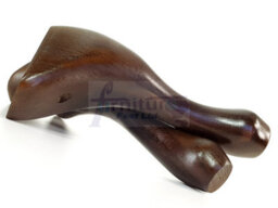 L&F Queen Anne Wooden Legs Antique Brown 150mm High Set Of 4 Replacement Furniture Feet Chairs Sofas Footstools (Self Fixed) - thumbnail 5