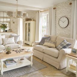 Laura Ashley Magnolia Grove Neutral Floral Smooth Wallpaper - thumbnail 3