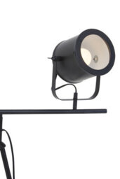 Orsina Two Spotlight Matte Black Tripod Stand, Dual Spotlight Floor Lamp, Space-Saver Spotlight Floor Lamp - thumbnail 9
