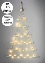 Spot On Dealz 40 Indoor Christmas Decorations Lights Twig Wall Tree Led Christmas Lights Ornament Warm White Xmas Wall Decoration Lighting White - thumbnail 2
