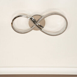 Valuelights Infinity Chrome Swirl Integrated Led Ceiling Light - thumbnail 3