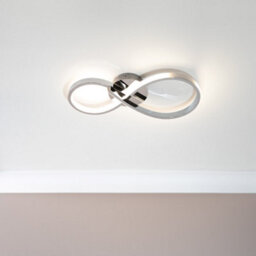 Valuelights Infinity Chrome Swirl Integrated Led Ceiling Light - thumbnail 7