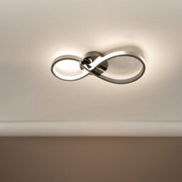 Valuelights Infinity Chrome Swirl Integrated Led Ceiling Light - thumbnail 2