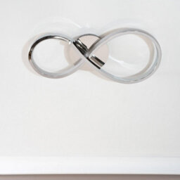 Valuelights Infinity Chrome Swirl Integrated Led Ceiling Light - thumbnail 6