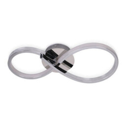 Valuelights Infinity Chrome Swirl Integrated Led Ceiling Light - thumbnail 8
