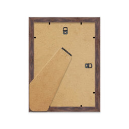 "7X5"" Walnut Frame With Mount For 6X4"" Pictures 20mm Thin Edge Portrait And Landscape Display With Wall Hooks And Kickstand" - thumbnail 3