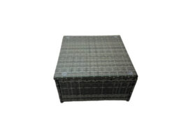 Fimous Rattan Garden Outdoor Furniture Set 10 Seater Garden Sofa Coffee Table Set With Chair 3 Footstools Dark Grey Mixed - thumbnail 6