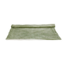 Living And Home Soft Thickened Warm Lambskin Green Double Used Washable Blanket 230Cm W X 200Cm D - thumbnail 3