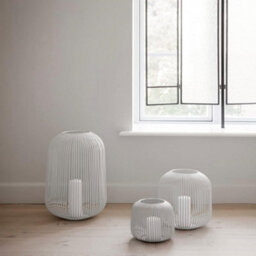 Blomus Lito Lantern Candle Holder L - White - thumbnail 2