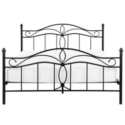 Beliani Bed Metal Antlia 160 X 200 Cm (Eu King Size) Black - thumbnail 5