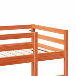 Berkfield Loft Bed Frame Without Mattress Wax Brown 80X200 Cm Solid Wood Pine - thumbnail 8