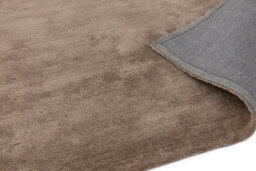 Modern Rug, Plain Rug For Bedroom, & Livingroom, Easy To Clean Modern Rug, 13mm Thick Mink Plain Rug-120Cm X 170Cm - thumbnail 4
