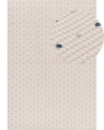 The Rugs Carmel Cream/blue Dots Area Rug And Runner Non Shedding, Stain Resistant, Soft - thumbnail 2