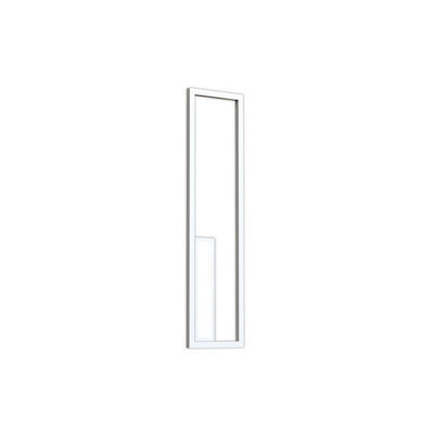 Luminosa Lighting Luminosa Boutique Rectangle Wall Lamp, 40W Led, 3000K, 2250Lm, White, 3Yrs Warranty - image 1