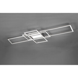 Luminosa Lighting Luminosa Irvine Modern 60W Led Semi Flush Light Nickel Matt 3000-6500K Remote Control - Uk Stock - thumbnail 3