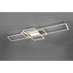 Luminosa Lighting Luminosa Irvine Modern 60W Led Semi Flush Light Nickel Matt 3000-6500K Remote Control - Uk Stock - thumbnail 2