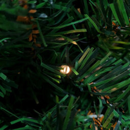 Samuel Alexander 60Cm Pre Lit Plain Green Christmas Wreath With Warm White Leds And 160 Tips - thumbnail 5